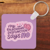 Executive Dysfunction Funny Quote Mug キーホルダー (裏面)