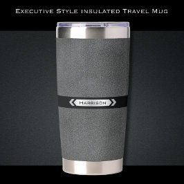 Executive Gray Office Travel Mug 保温保冷タンブラー