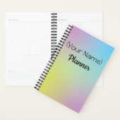  Executive Pastel Planner – Custom Name Cover プランナー手帳 (ディスプレー)