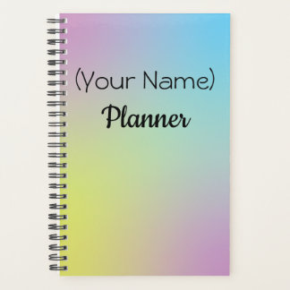 Executive Pastel Planner – Custom Name Cover プランナー手帳