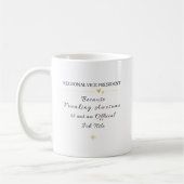 Executive Vice President Office Quote コーヒーマグカップ (左)