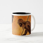 ExekiasのマグによるAjaxそしてアキレス ツートーンマグカップ (正面右)