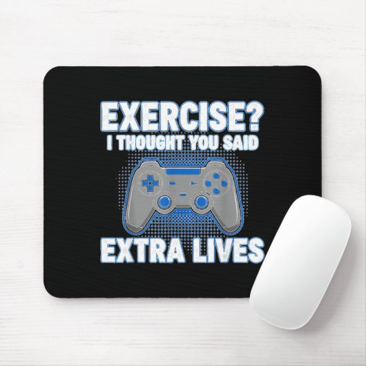 Exercise I Thought You Said Extra Lives Funny Game マウスパッド (マウス)
