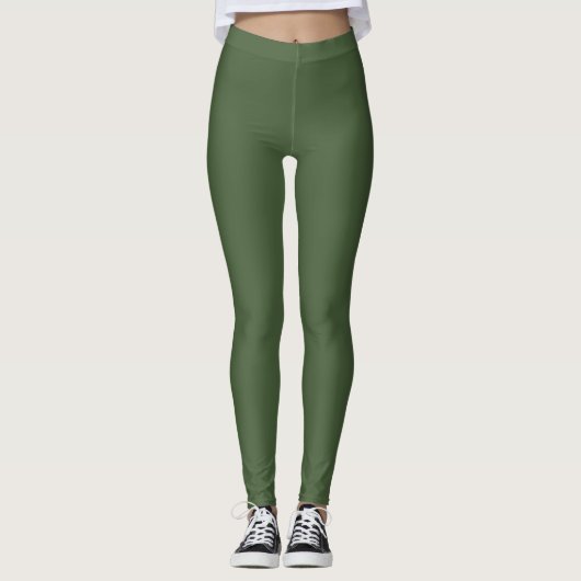 Exercise Yoga Olive Spruce Leggings レギンス (正面)