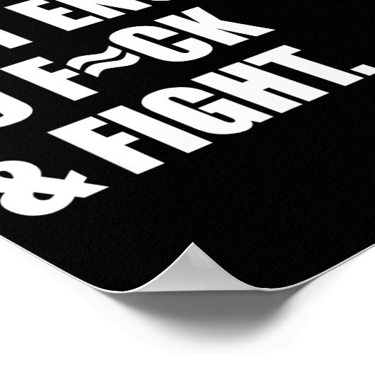 Exercising Just-enough To Fck &amp; Fight Men Wome ポスター (角)