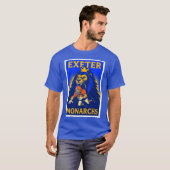 EXETER, CA MONARCHS クラシック フットボール Tシャツ. Tシャツ (正面フル)