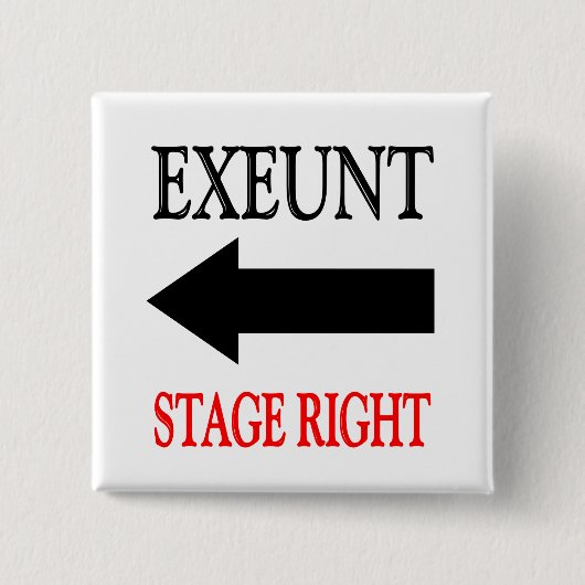 Exeuntのステージ権利 缶バッジ (正面)