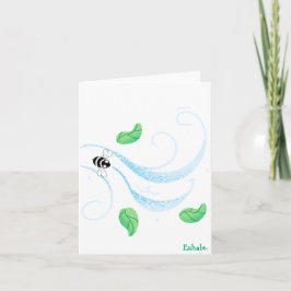 Exhale. Blank Inside サンキューカード