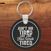 Exhausted But Happy Design  キーホルダー (正面)