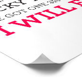 Exist No More Manifesto Poster Large Blk ポスター (角)