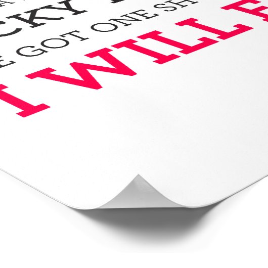 Exist No More Manifesto Poster Large Blk ポスター (角)