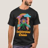 Existential Crisis Retro Toon Existentialism Philo Tシャツ (正面)