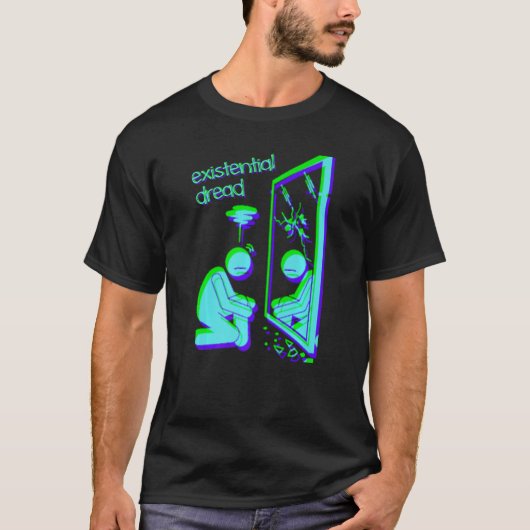 Existential   Cute Embrace The Existential Dread   Tシャツ (正面)