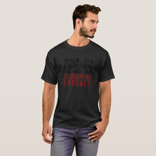 Existential Threat Existential Crisis 2022 Existen Tシャツ (正面フル)