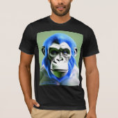 EXISTENTIONAL LITE Ape Blue ユニセックス Tシャツ (正面)