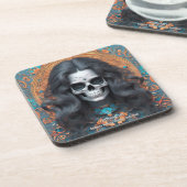 EXISTENTIONAL LITE Memento Mori Femmeスカルセット6 コースター (左側)