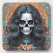 EXISTENTIONAL LITE Memento Mori Femmeスカルセット6 コースター (正面)