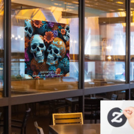 EXISTENTIONAL LITE Memento Mori Loversスカル ウィンドウサイン