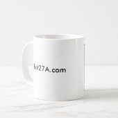 Exit27A 15ozのマグ コーヒーマグカップ (正面左)