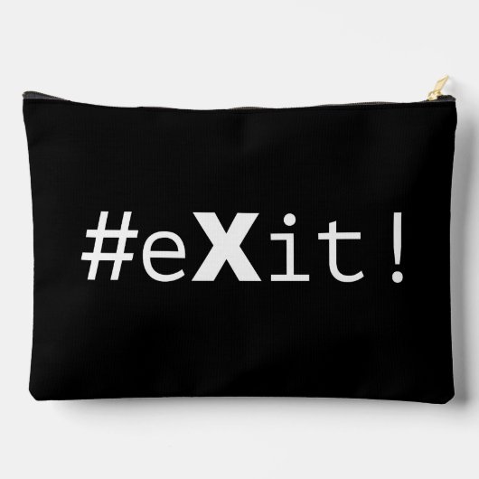 #eXit! アクセサリーポーチ (裏面)