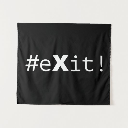 #eXit! タペストリー (正面(横))