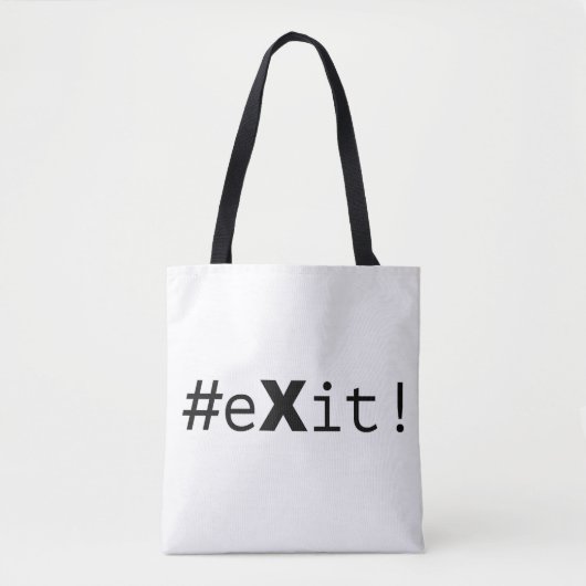 #eXit! トートバッグ (正面)