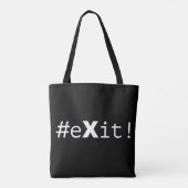 #eXit! トートバッグ (裏面)