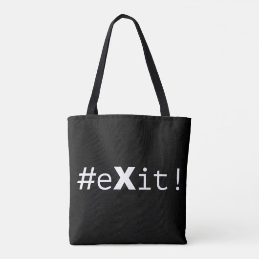 #eXit! トートバッグ (裏面)