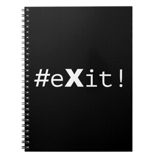#eXit! ノートブック (正面)
