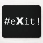 #eXit! マウスパッド (正面)