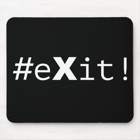 #eXit! マウスパッド (正面)