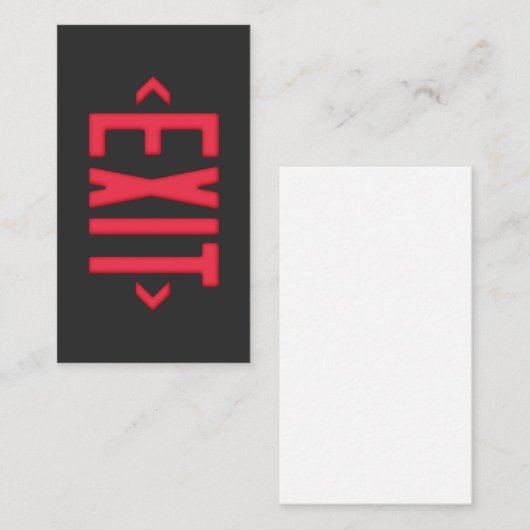 EXIT 名刺 (正面/裏面)