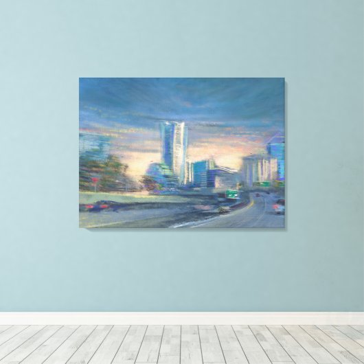 Exit 2, Atlanta, GA - Canvas Print キャンバスプリント (インサイチュ (ウッドフロア))