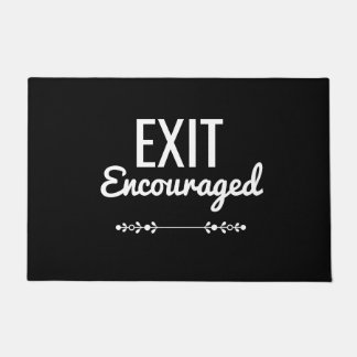 Exit Encouraged Door Mat ドアマット