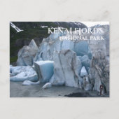 Exit Glacier Toe, Kenai Fjords国立公園， AK ポストカード (正面)