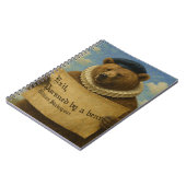 Exit, pursued by a bear Shakespeare quote bear ノートブック (左側)