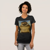 Exit, pursued by a bear Shakespeare quote bear Tシャツ (正面フル)