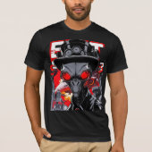 Exit System | レトロ スチームパンク エイリアン Tシャツ (正面)