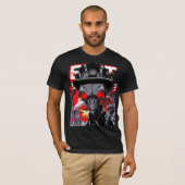 Exit System | レトロ スチームパンク エイリアン Tシャツ (正面フル)