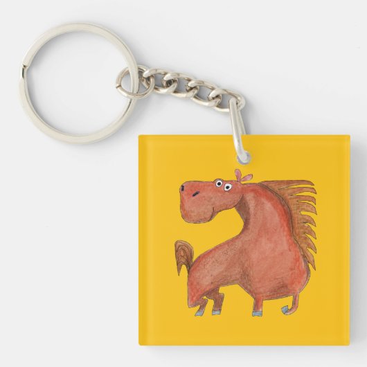 Exited Horse キーホルダー (正面)