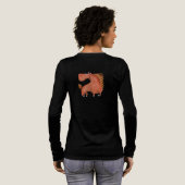 Exited Horse トライブレンドTシャツ (背面全体)