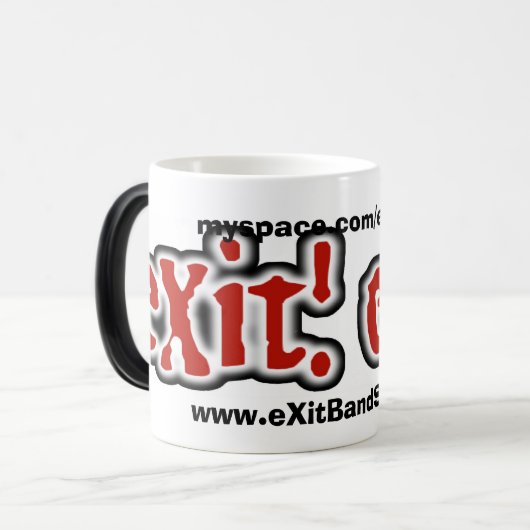 exitlogoborderの二重myspace モーフィングマグカップ (正面左)