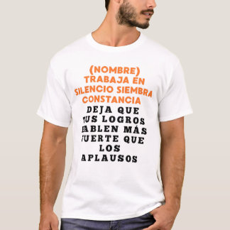 EXITO REGALO PERSONALIZADO PARA (NOMBRE) Tシャツ