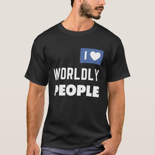 ExJW Ex Jehovahの証人Iは世俗的な人々を愛する Tシャツ (正面)