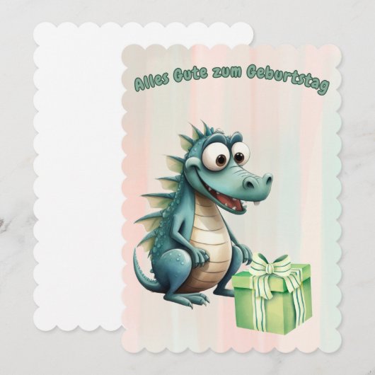 Exklusive Grußkarten für unvergessliche Anlässe 招待状 (正面/裏面)