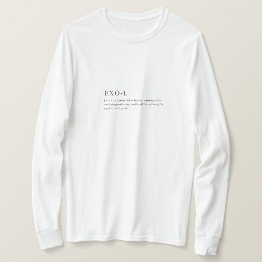 EXO-Lの定義 Tシャツ (デザイン正面)