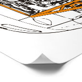 Exocet / NA Miata Overlay ポスター (角)