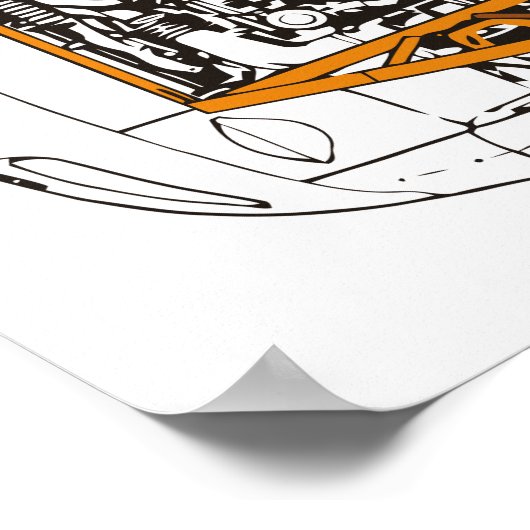 Exocet / NA Miata Overlay ポスター (角)