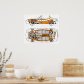 Exocet / NA Miata Overlay ポスター (キッチン)