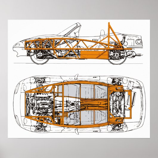 Exocet / NA Miata Overlay ポスター (正面)